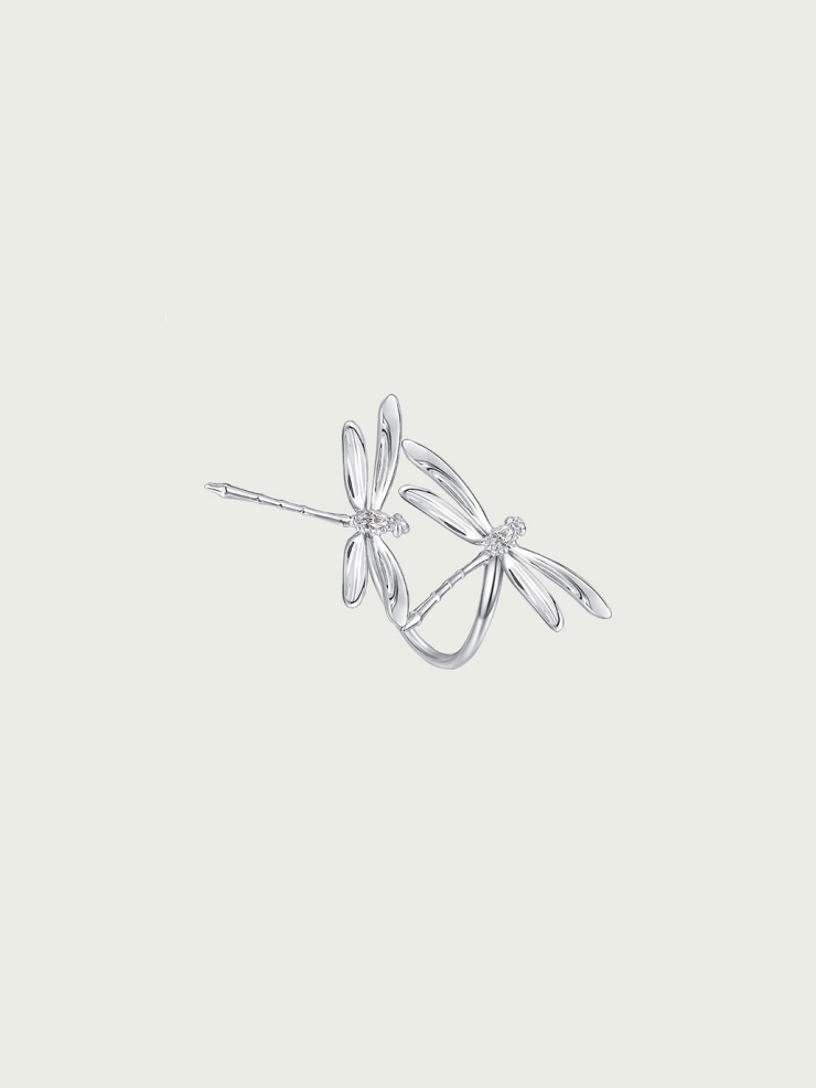Ripple double dragon flies ring