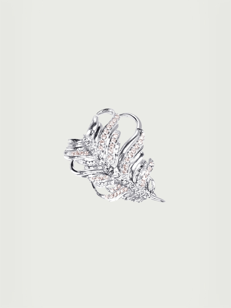 Silver Feather ring