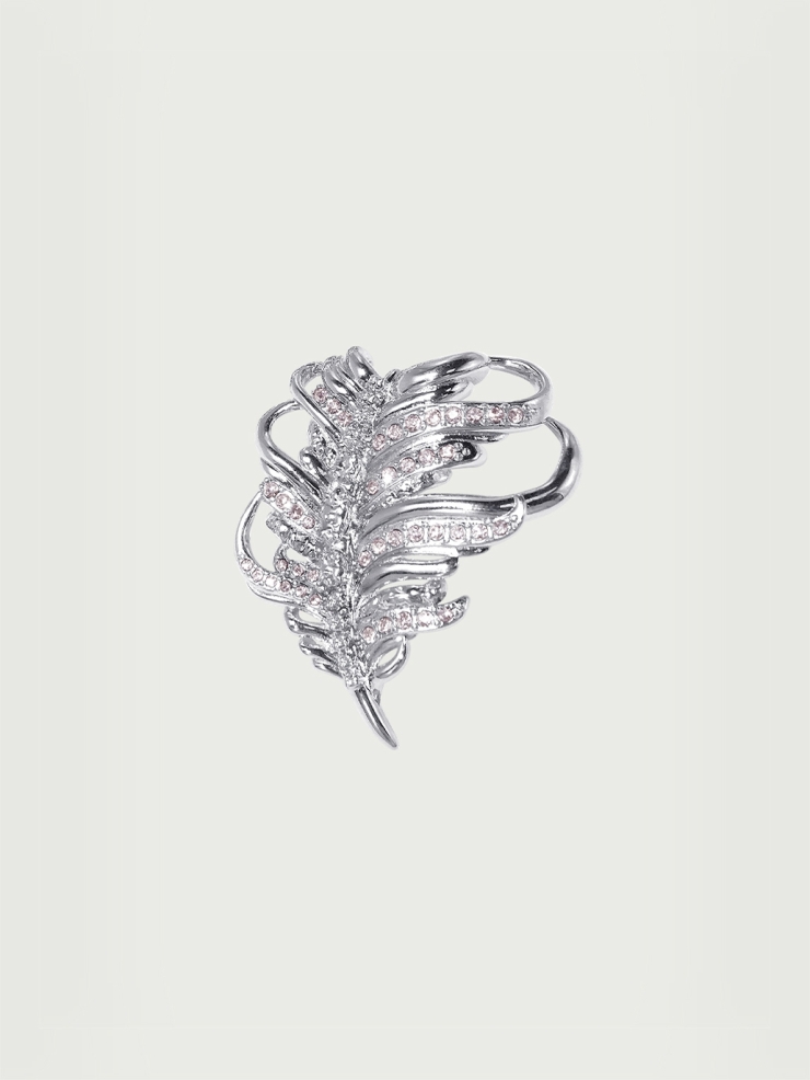 Silver Feather ring