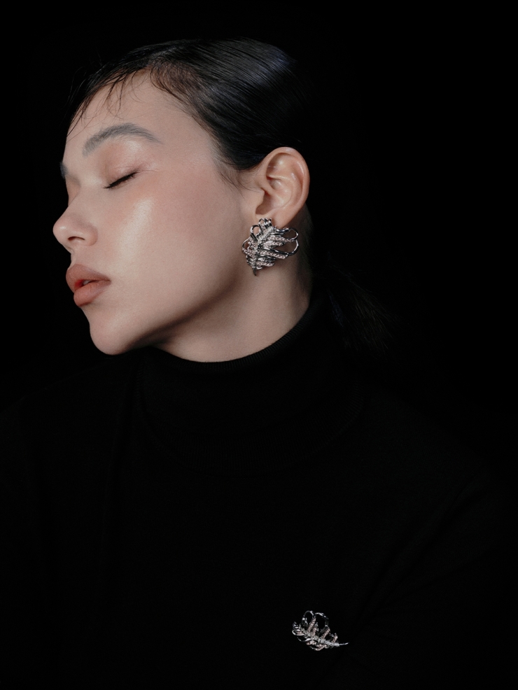 Silver Feather ring