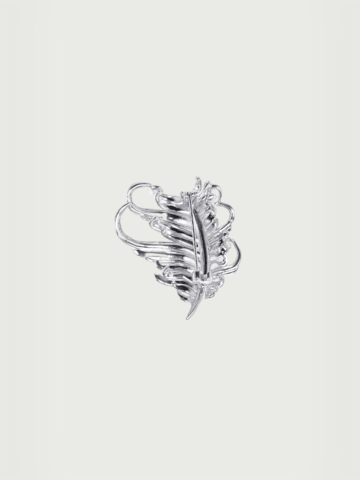 Silver Feather ring