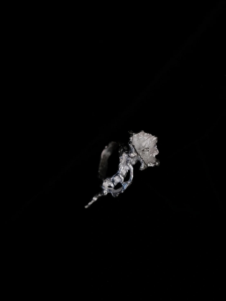 AOKINSIDE Silver Datura Ring
