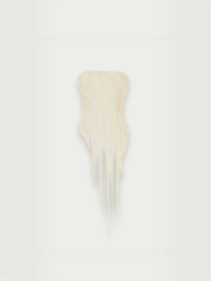 Ivory tube top