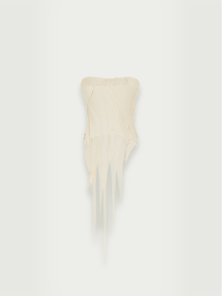 Ivory tube top