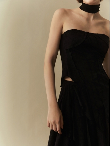 Black tube top