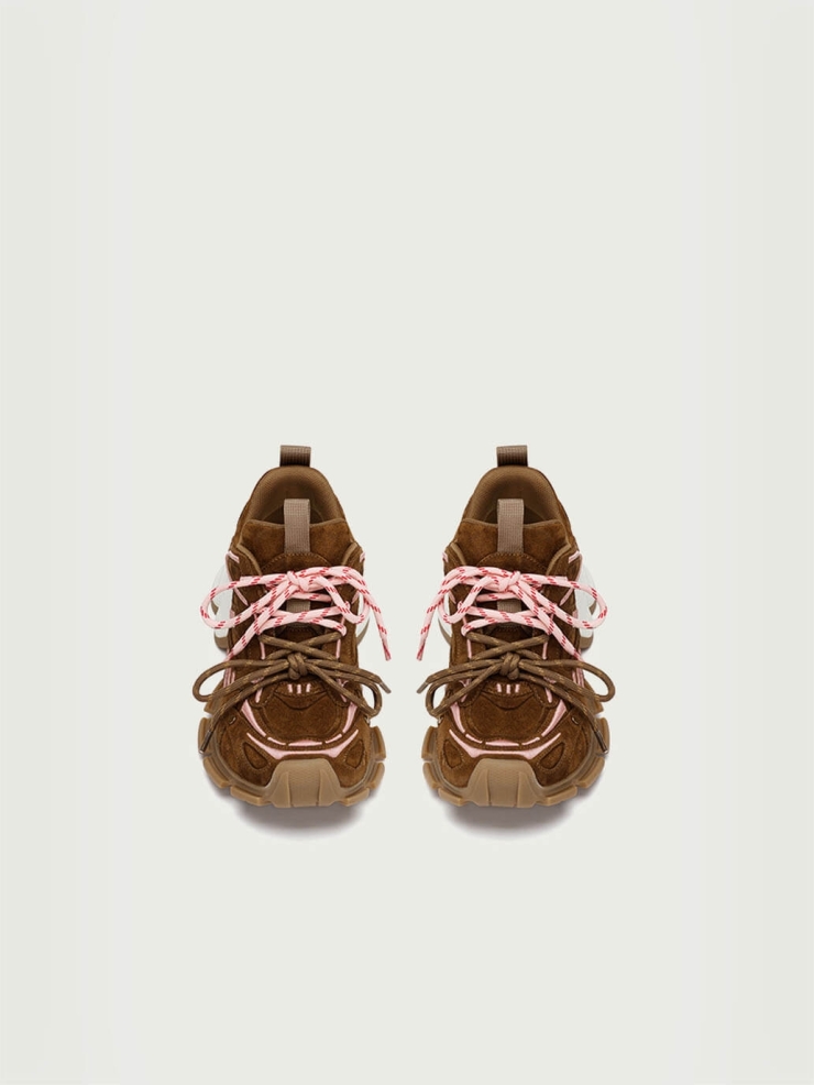 Brown Dreamcore Angel Vintage Butterfly Dad Shoes