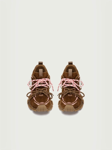 Brown Dreamcore Angel Vintage Butterfly Dad Shoes