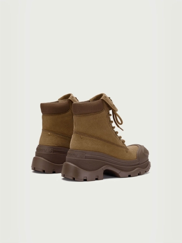 Brown Dreamcore Angel Vintage Butterfly Sole Boots