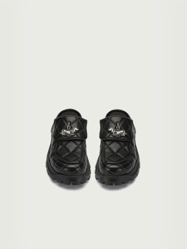 Black Dreamcore Angel Flat Mules