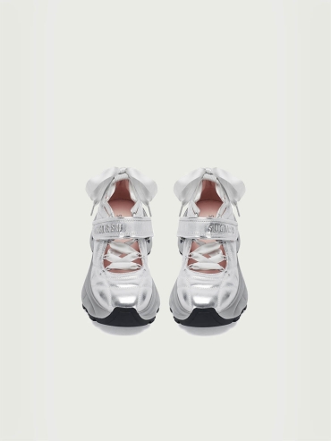 Silver Dreamcore Angel Sport Ballet Mary Jane Shoes