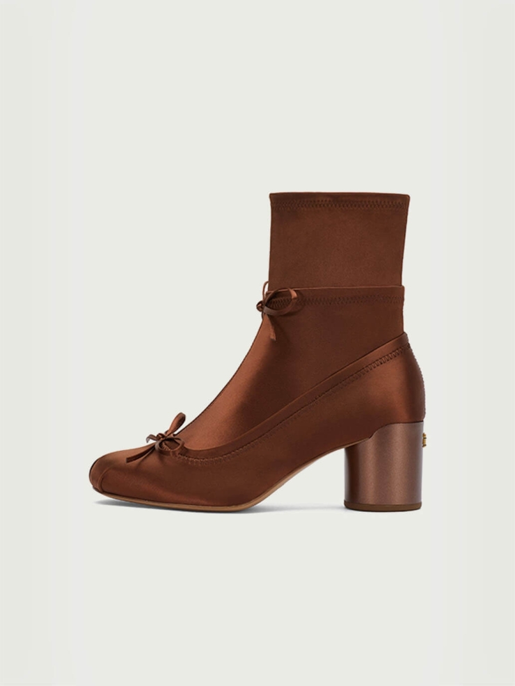 Red Dreamcore Angel Ballet Sock Boots
