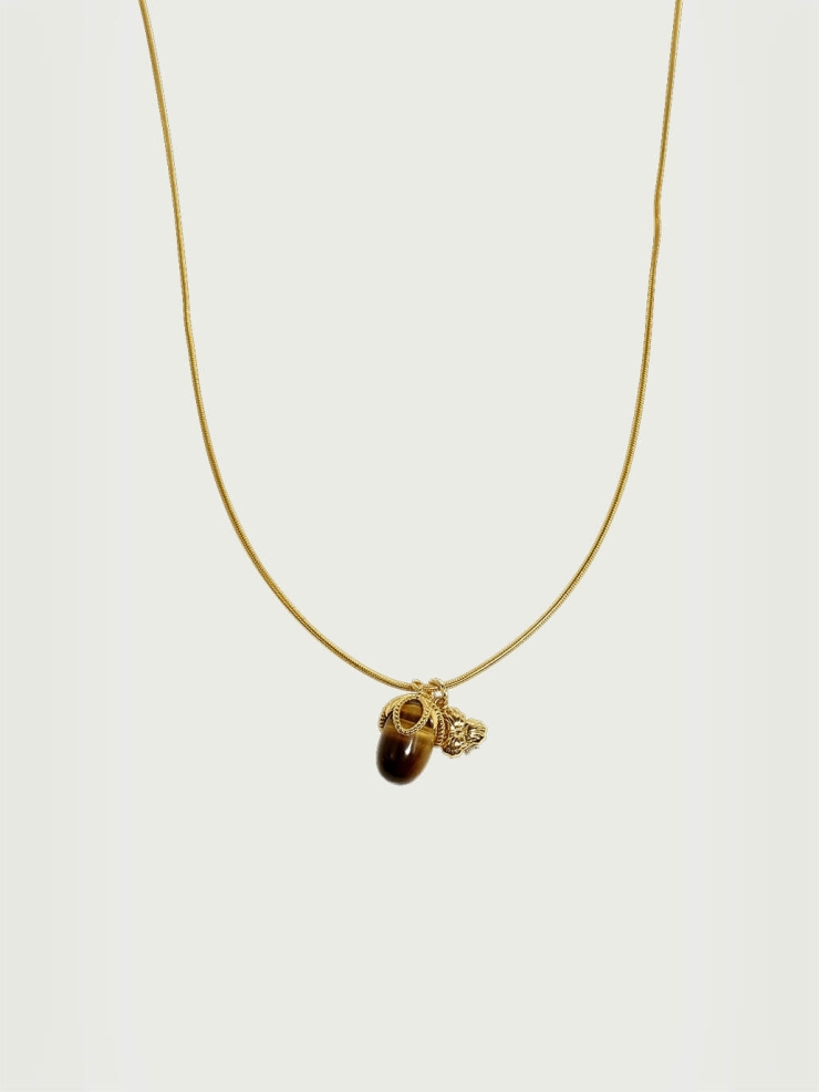 Amber berry necklace