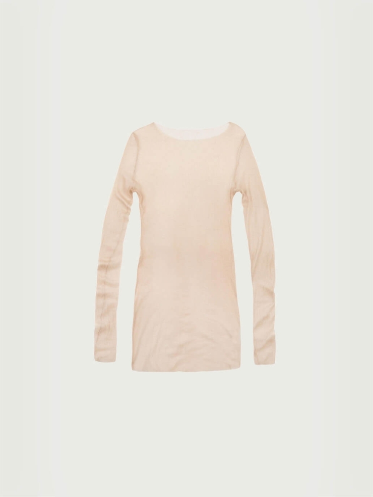 Beige T tulle