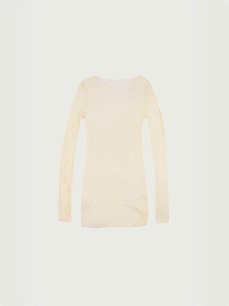 Ivory T tulle