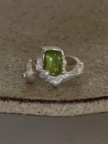 Silver Stone of Hope Ring
