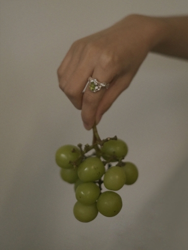 Silver Stone of Hope Ring