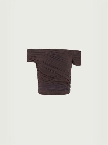 Dark plum tully top