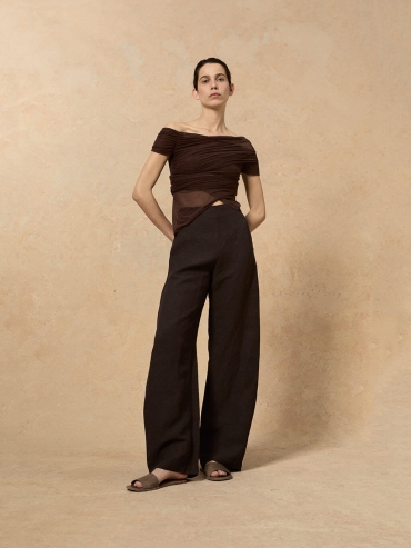 Dark plum tully top