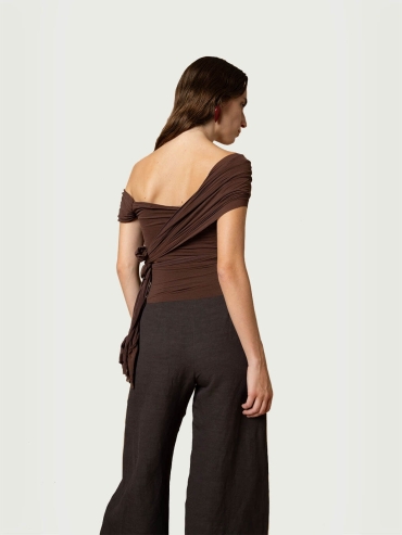 Dark plum tully top