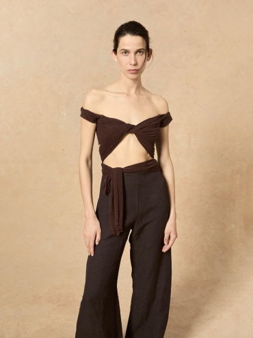 Dark plum tully top