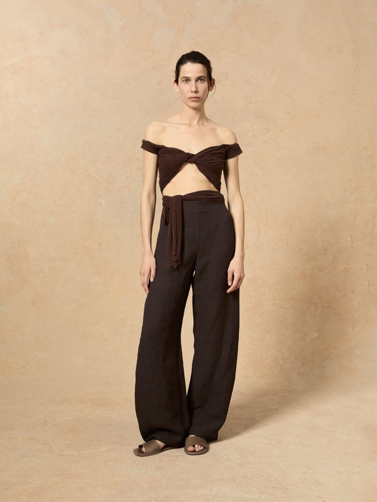 Dark plum tully top