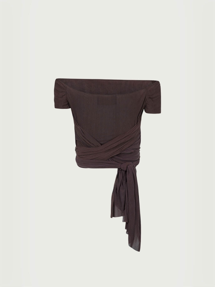 Dark plum tully top