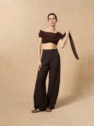 Dark plum tully top