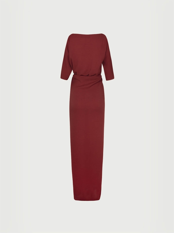 Carmin red Genara dress