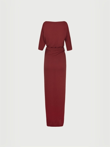 Carmin red Genara dress
