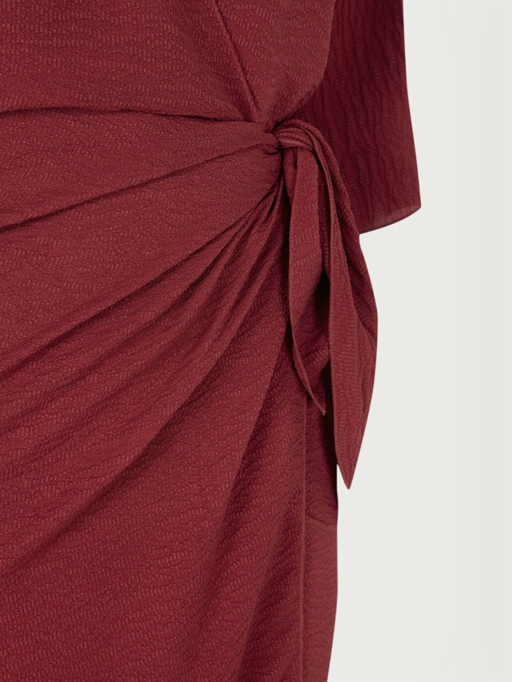 Carmin red Genara dress