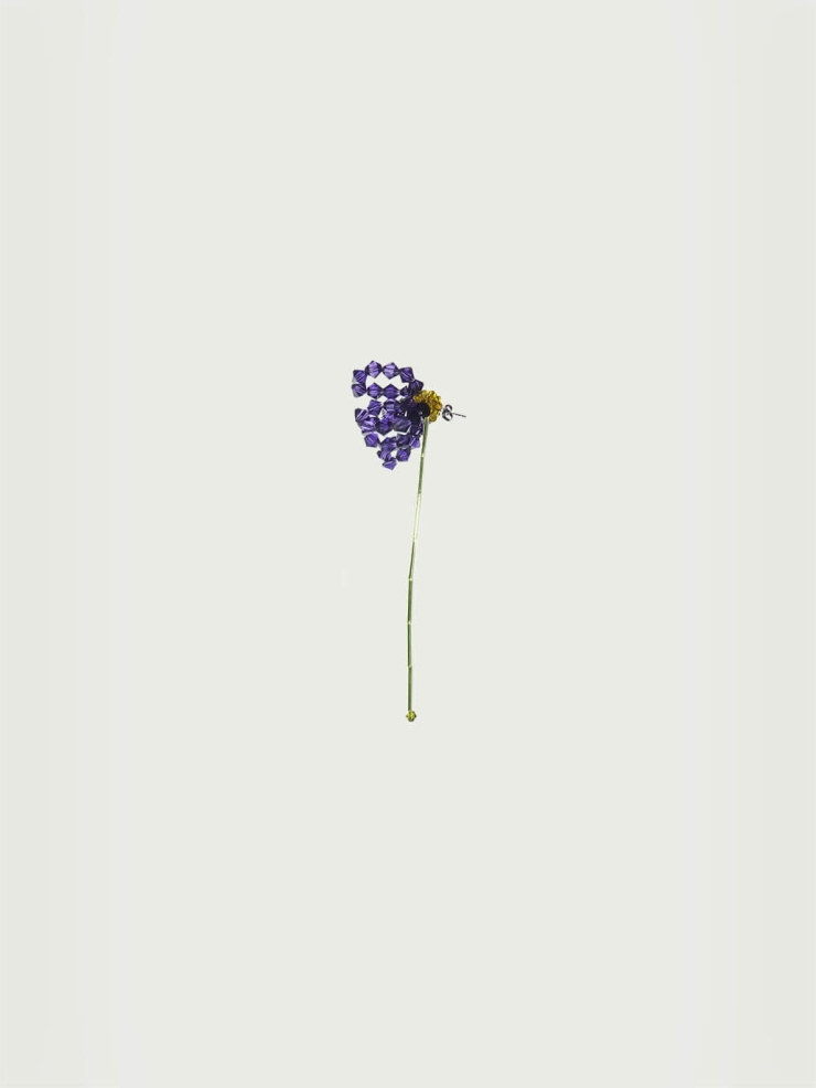 ASTER CHINENSIS - Single earring