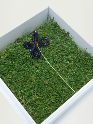 ASTER CHINENSIS - Single earring