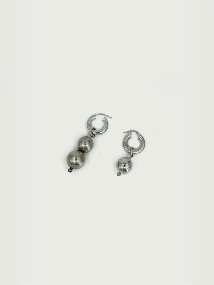 Sterling silver 925 ball earrings