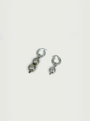 Sterling silver 925 ball earrings