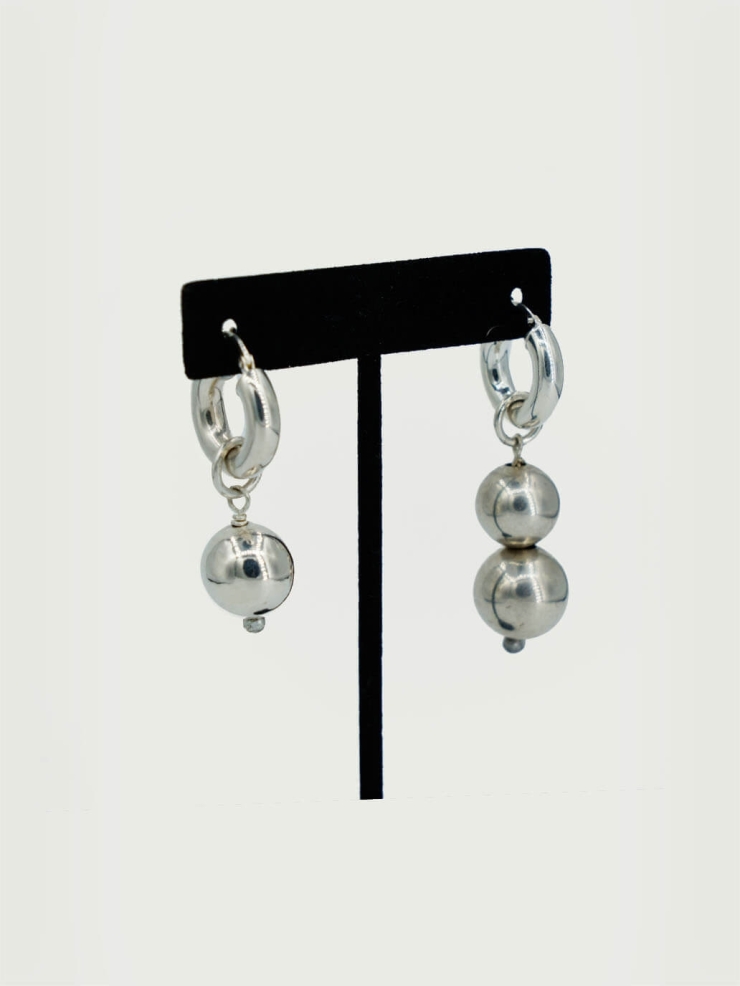 Sterling silver 925 ball earrings