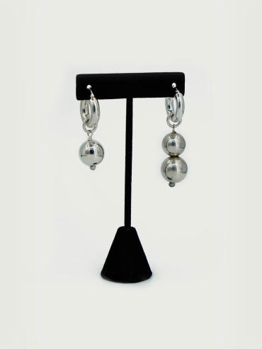 Sterling silver 925 ball earrings