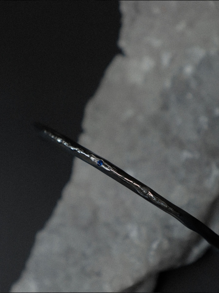 Black Thin Bracelet