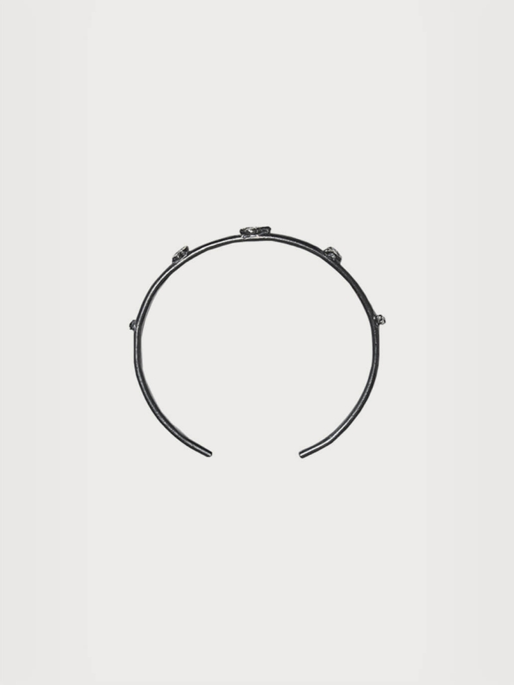 Black archipelago slim bracelet