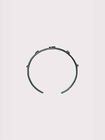 Black archipelago slim bracelet