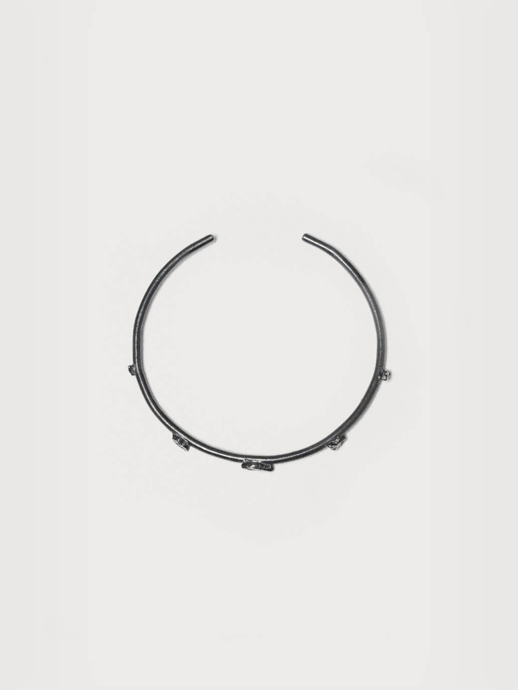 Black archipelago slim bracelet