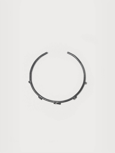Black archipelago slim bracelet