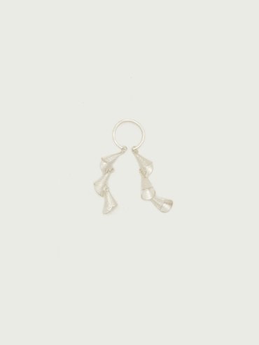 Silver rings with strings of bells