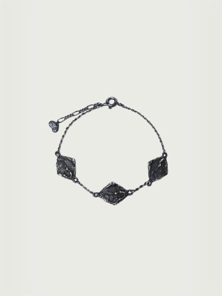 Black and White Stained Glass Bracelet