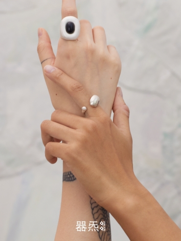 Silver seed ring