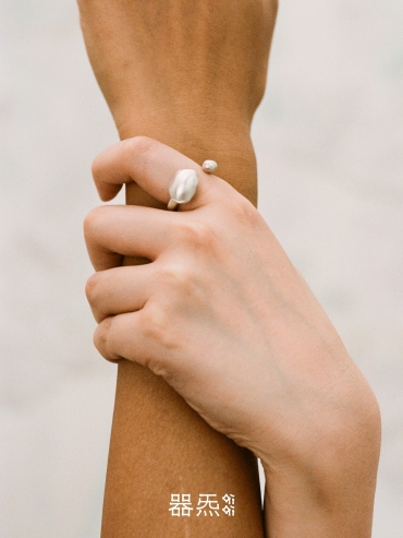 Silver seed ring