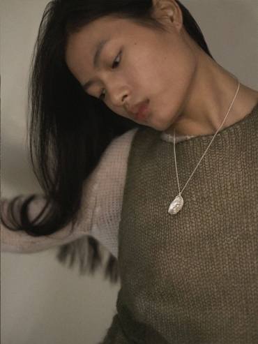 Silver Whispering Sea Shell Necklace