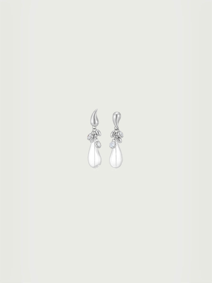 Silver Rainy Night Earrings