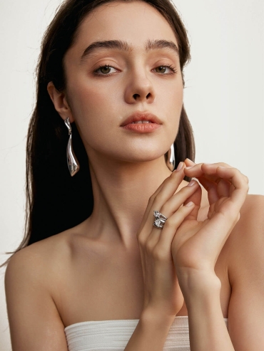 Wet Skirt Earrings