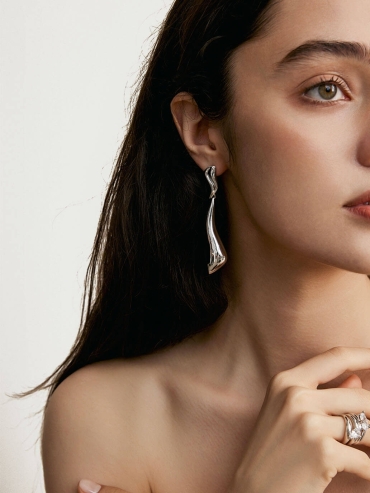Wet Skirt Earrings