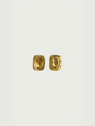 Gold Stone Studs
